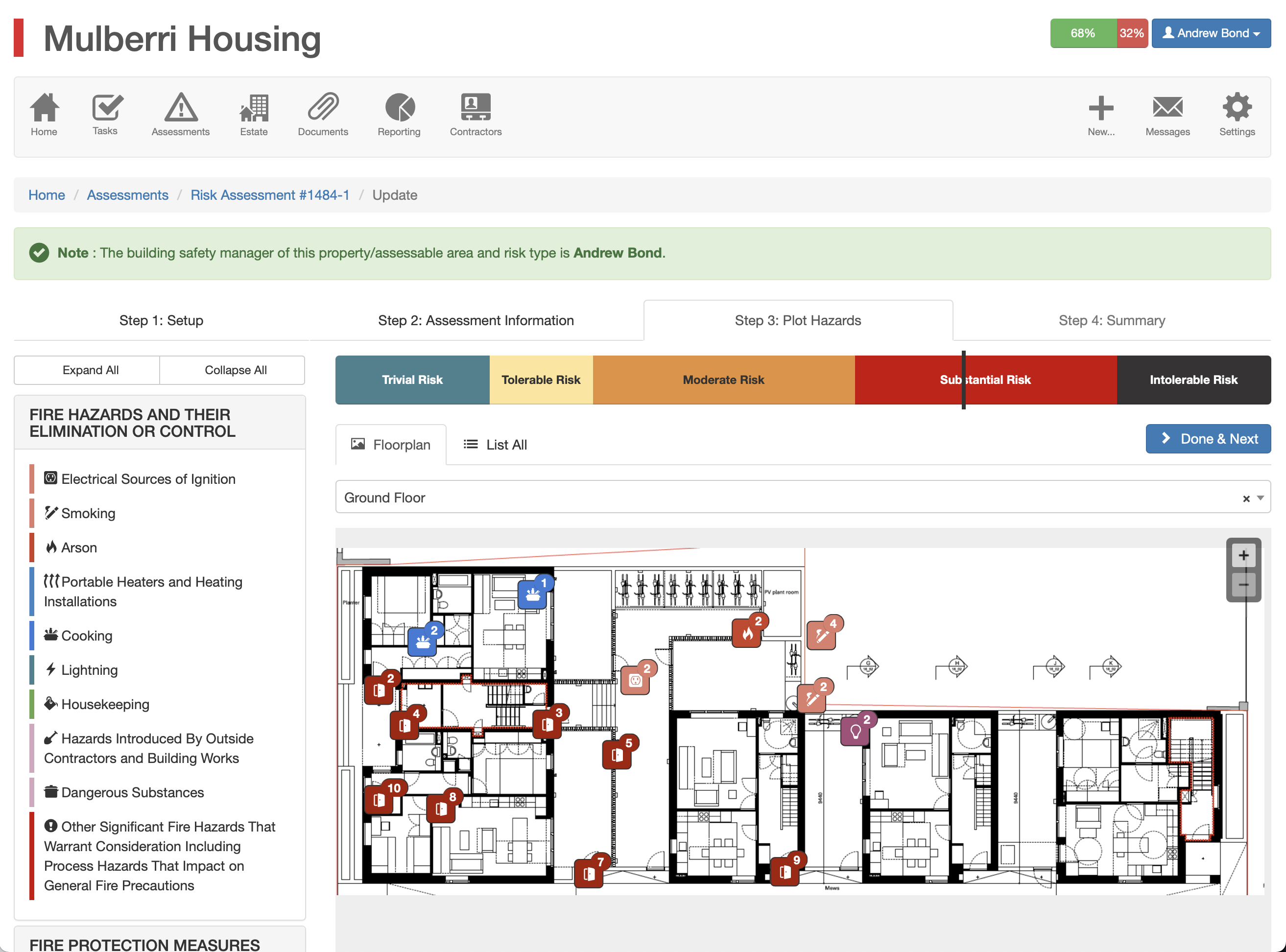 screenshot of Risk Warden
